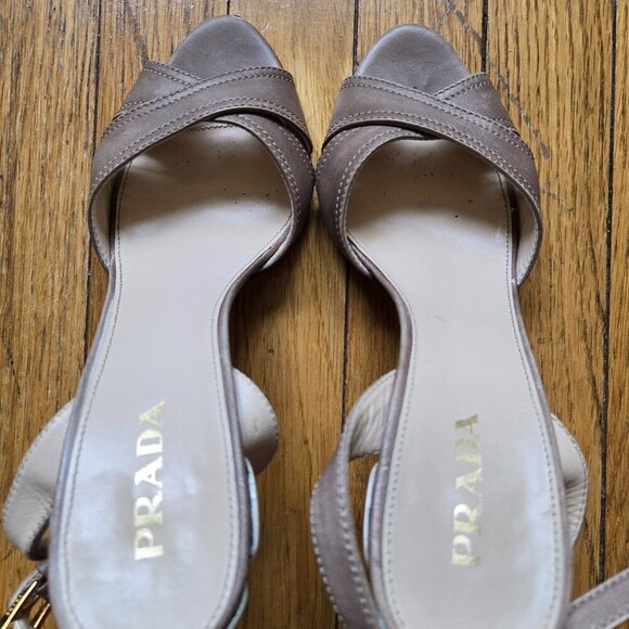 Prada Flower Heel Sandals - Picture 10 of 16